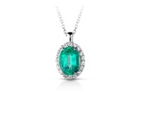 Necklace CikOrefice Gioielli Woman in Gold Smeraldo CIOHARMONY/1S- - CIOHARMONY/1S-